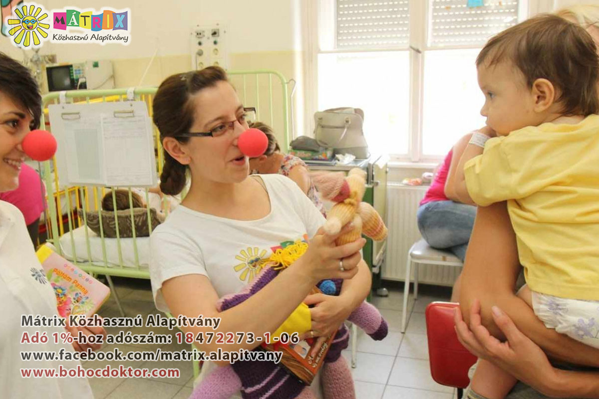 Bohócdoktorok - adó 1% gyermekmentésre